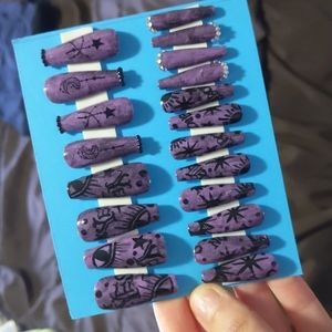 Purple Oujia Board Nails